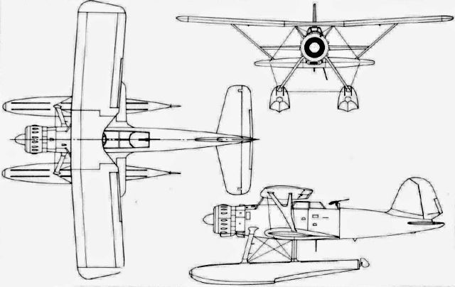 Silhouette du Heinkel He 114