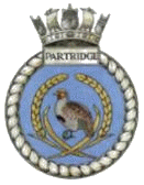 Badge du H.M.S. Partridge