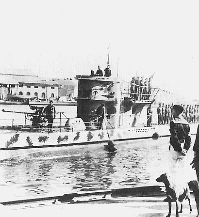 L'U-596 à La Spezia