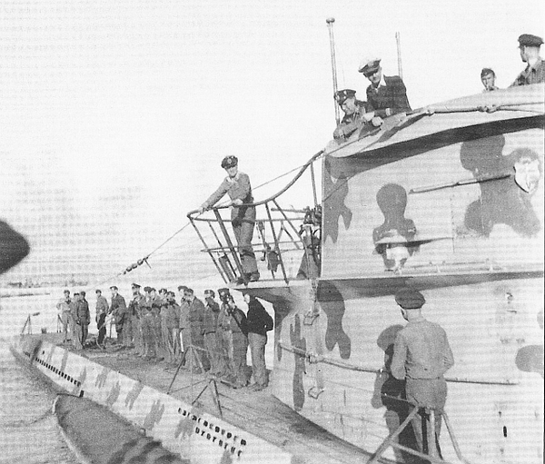 L'U-652 à Salamis