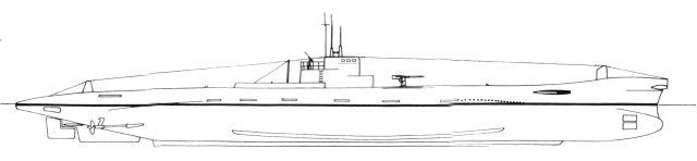 Silhouette des sous-marins de Classe V/Barracuda