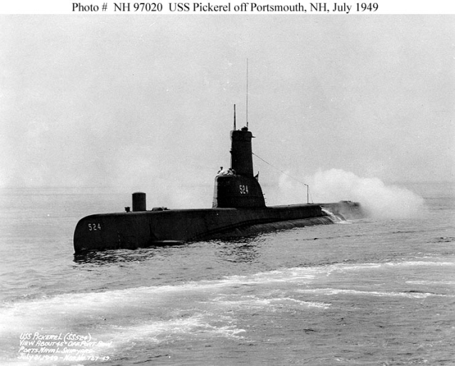 USS Pickerel © Naval Historical Center