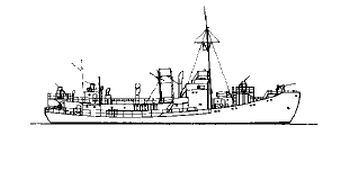 Silhouette de Treff VII en 1942