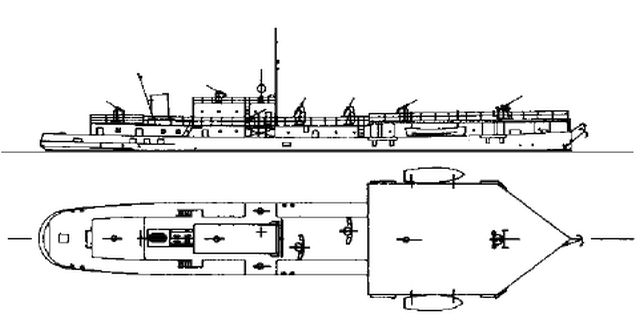 Silhouette du Sperrbrecher 193 ex Albrecht D&uuml;rer