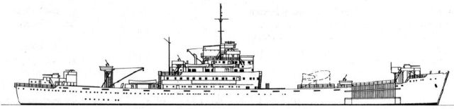 Silhouette du Sperrbrecher 29 ex Algol