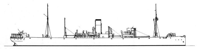 Silhouette du Bahia Camarones