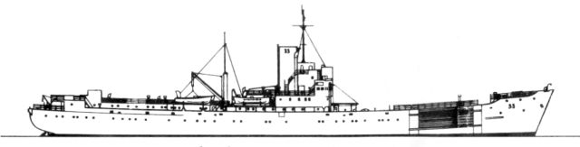 Silhouette du Sperrbrecher 33 ex Drau (GM/SA)