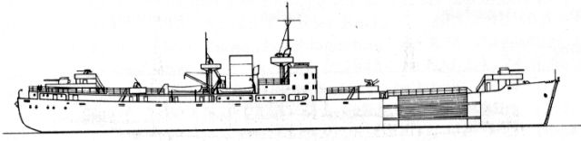 Silhouette du Sperrbrecher 30 ex Eilbek