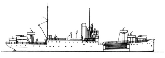 Silhouette Sperrbrecher 134 ex Falke