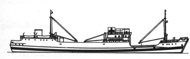Silhouette du Lazarettschiff Flora