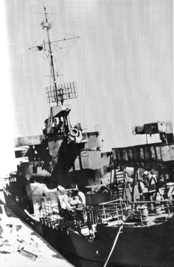 Epave du Sperrbrecher 185 ex Hansburg &agrave; Wilhemshaven