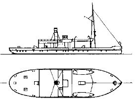 Silhouette du M/Tg Nogat